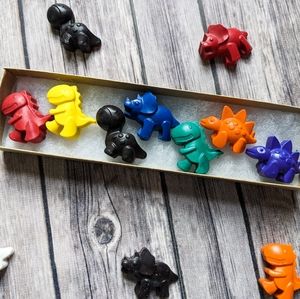 Dinosaur crayons for kids set of 7